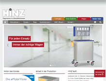 Tablet Screenshot of hinz.de